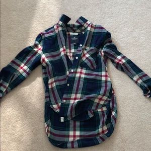 American eagle size small boyfriend flannel